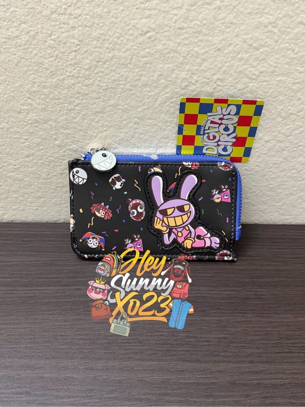 The Amazing Digital Circus Jax Character Toss Cardholder